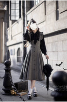 Serena - Classic Elegant Faux Wool Lolita JSK Dress Set