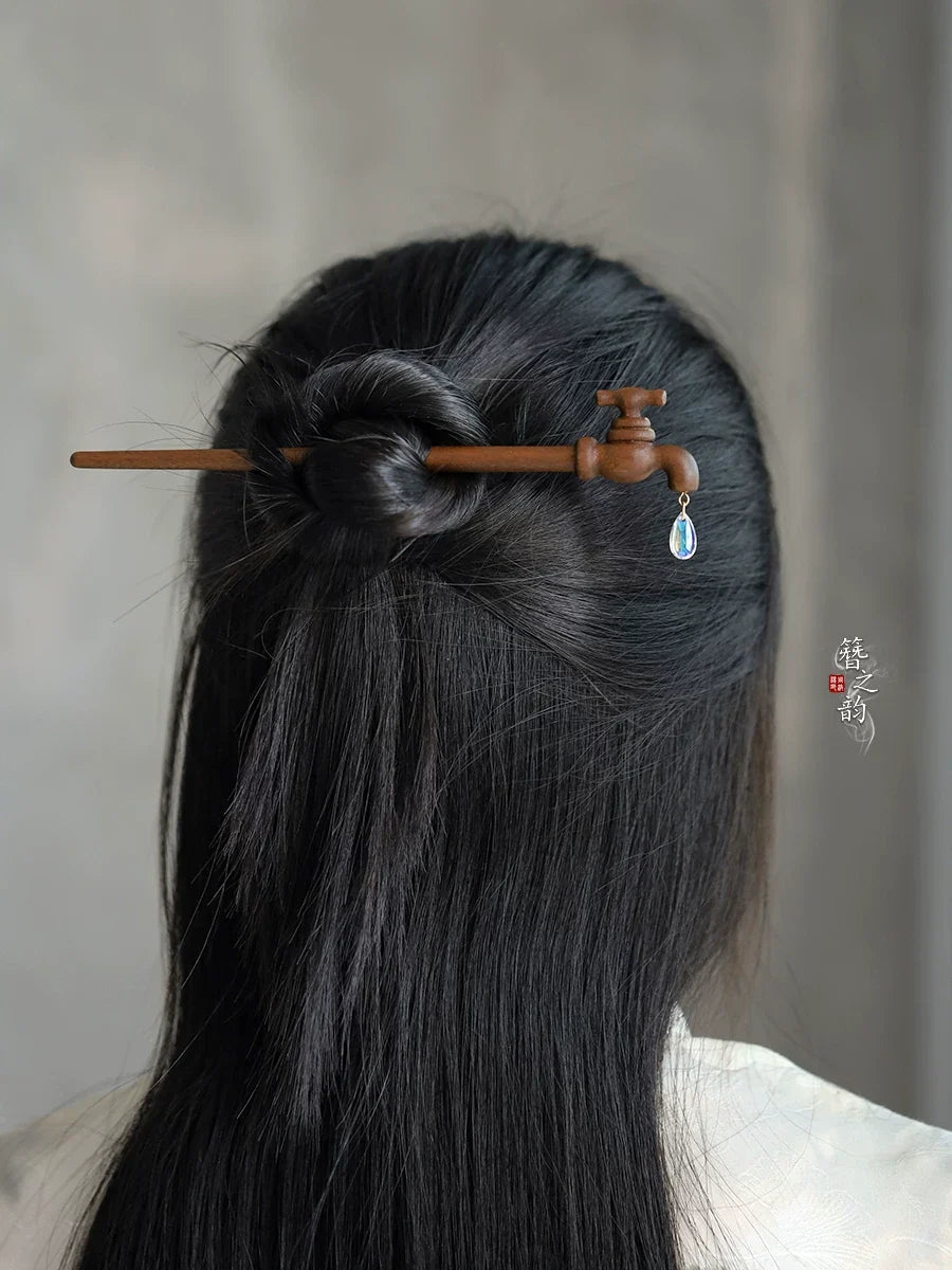 Tap Water Hair Stick | Ancient Chinese Hair Accessory