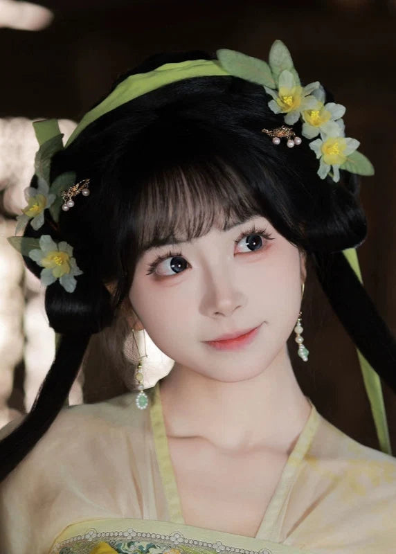 Spring Charm | 2-Piece Flower Hair Pieces (水仙子)