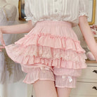 Cotton Sweet Lolita Bloomers, Tiered Ruffle
