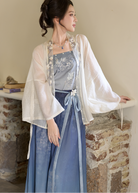 Magnolia Vase | 3-Piece Summer Modern Chinese Style Pants Set (玉兰瓶)