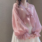 Chiffon Puff Sleeve Lolita Cardigan
