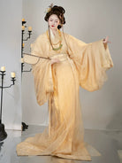 Light - Warring States and Han Dynasty Straight Hem Robe