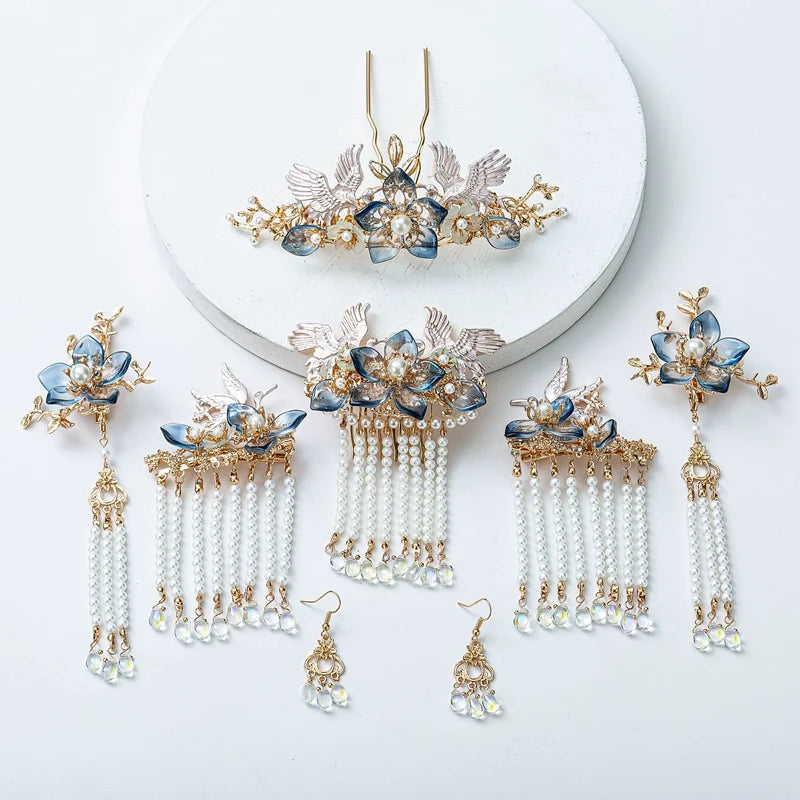 Hanfu Hair Accessories Set: Starlight