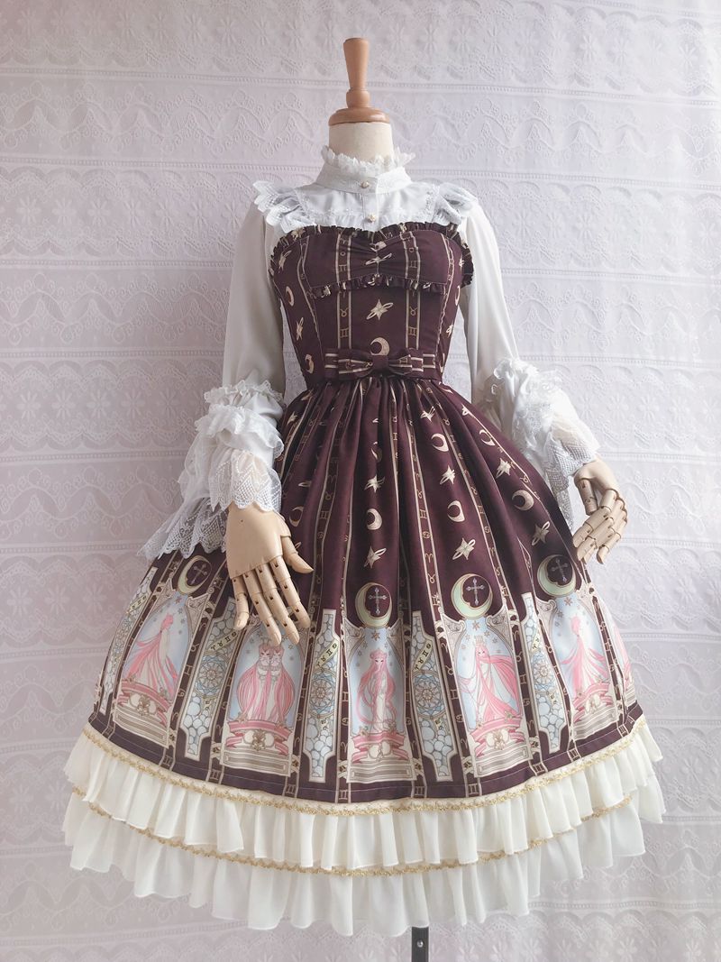 Constellation Printing Chiffon Lolita JSK Dress