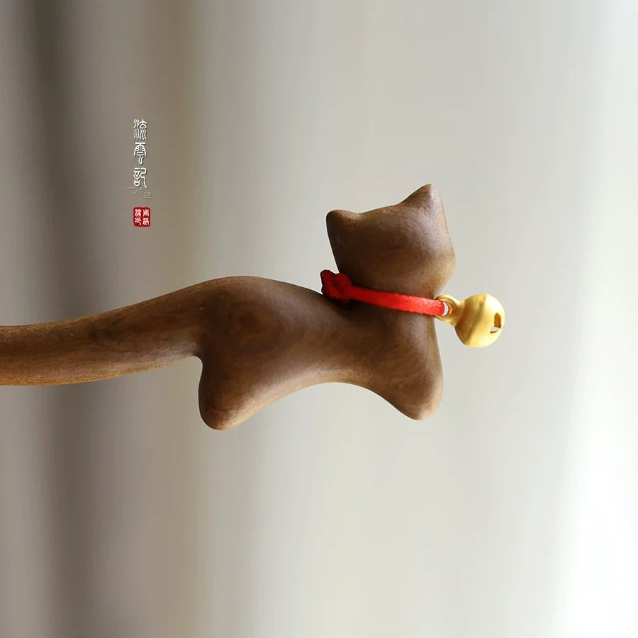 Dingdang Cat Hair Stick | Ancient Chinese Hair Accessory