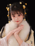 Hair Clips: Bright Snow
