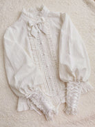 Winter Mutton Sleeves Lace Flounce Lolita Blouse