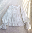 Long Sleeve Lovely Lolita Cotton Blouse
