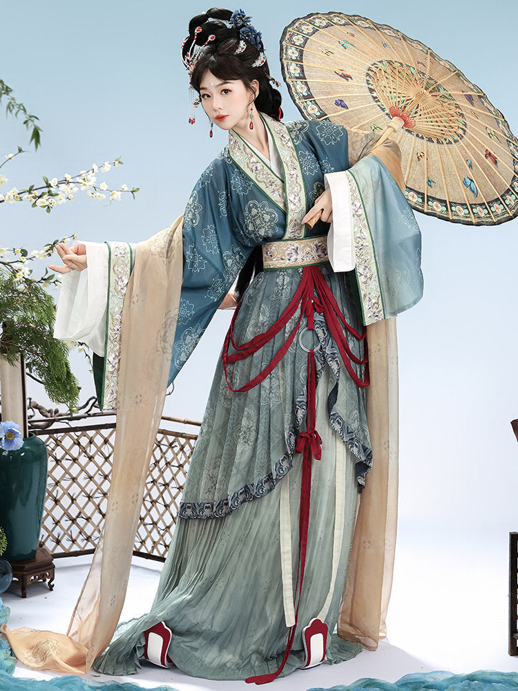 Wei Jin Dynasty Qiyao Ruqun Hanfu | Yanruyi 颜如玉