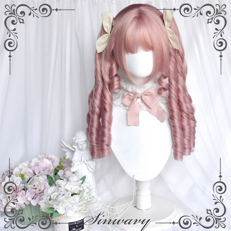 Sinwavy - Sweet Lolita Wig, Detachable Roman Curl Ponytail