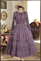 Spring Whispers - Elegant Lolita OP Dress French Style Long/Short Sleeve