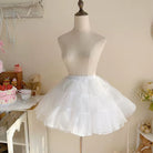 Daily Lolita Petticoat 13.8" (35 cm), White Short Soft Yarn Pannier