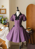 Forest Polka-Dot - Classic Lolita OP Dress With Polka Dots & Pockets