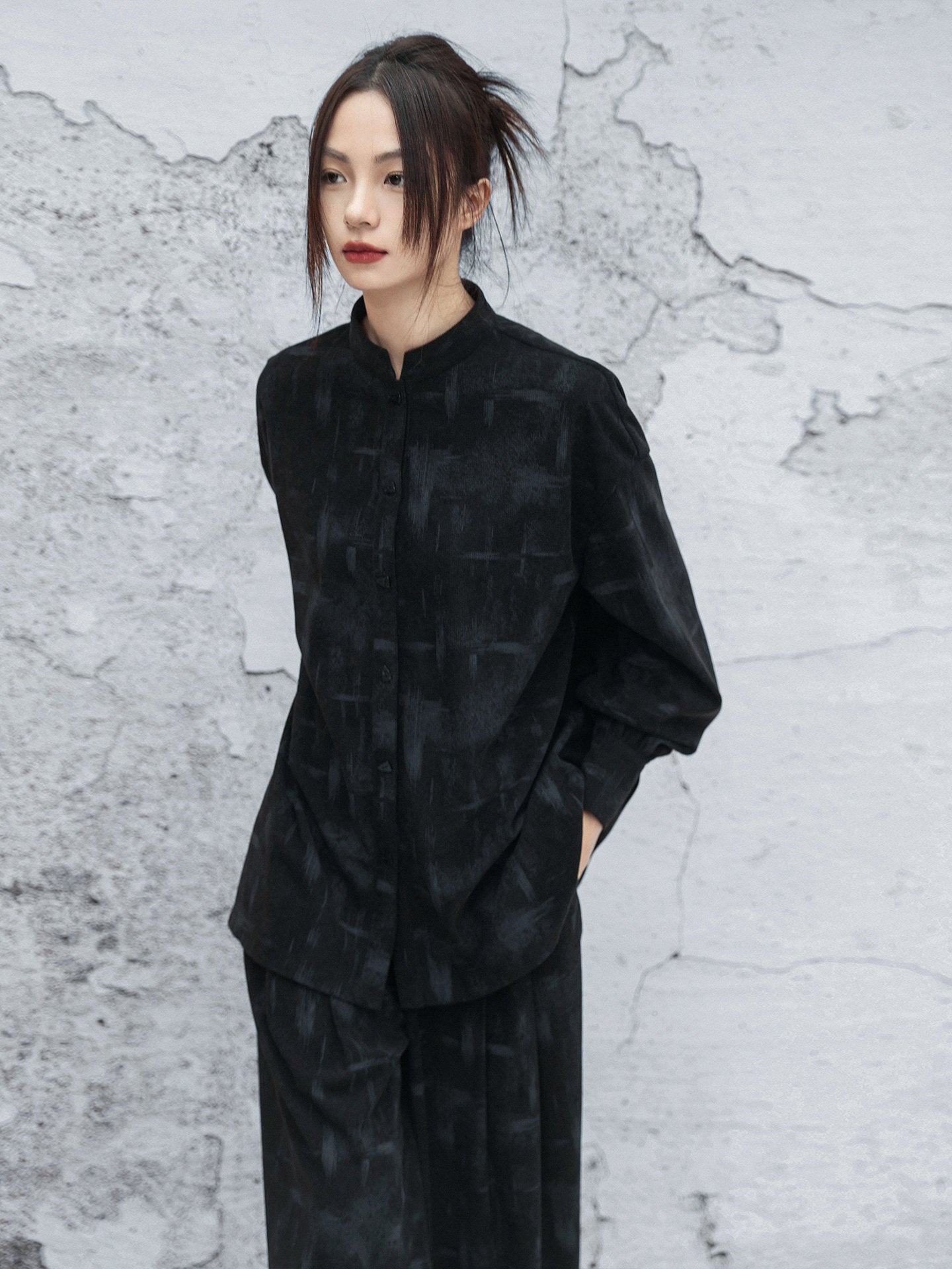 New Chinese Martial Arts Style Long Sleeve Top