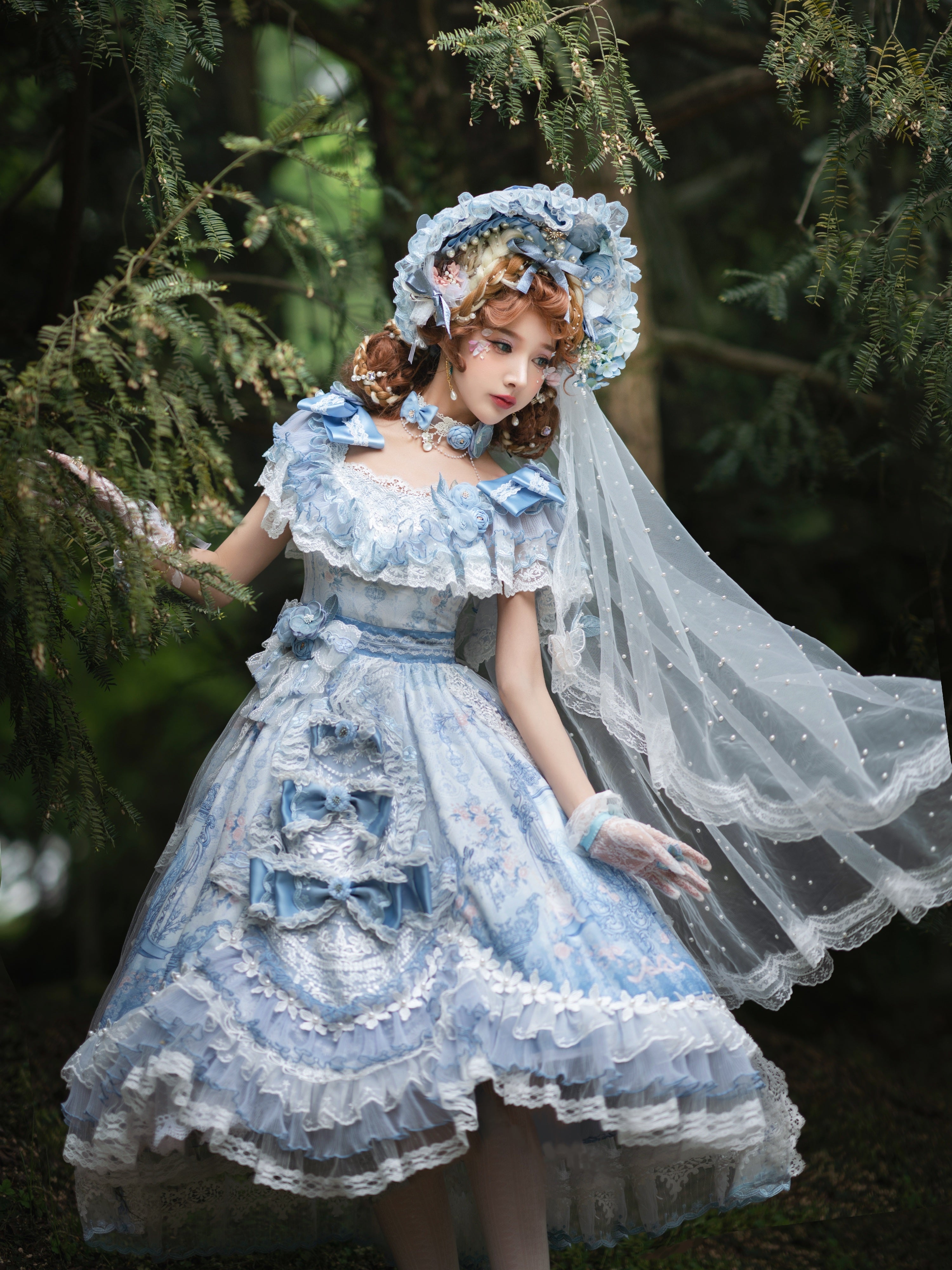 Flower Wedding Lolita JSK Dress