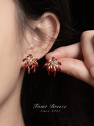 New Year's Festive Fireworks Stud Earrings | Hanfu Jewelry