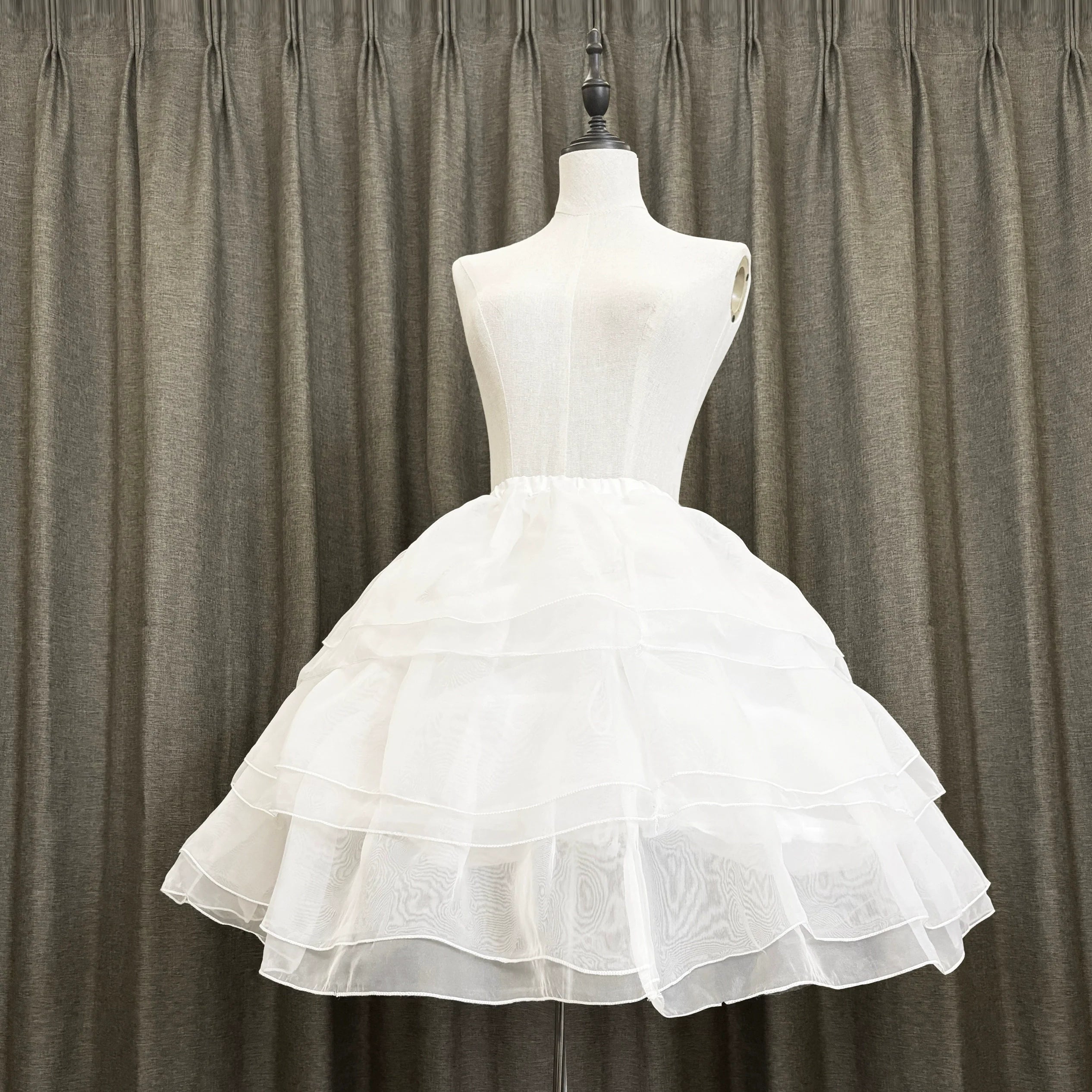 Lolita Petticoat White Plus Size Triple Layer Hoop Petticoat