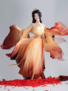 Wei Jin Dynasty Qiyao Ruqun Hanfu | Golden Lotus 金荷