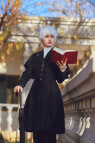 Sea of Hope - Ouji Lolita Long Coat, Detachable Cape