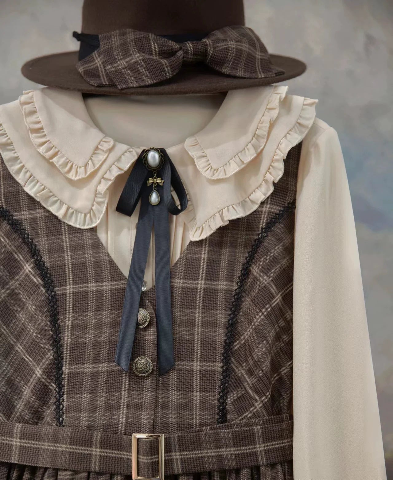 Griffin's Appointment - Daily Lolita Tie Black Bow Tie