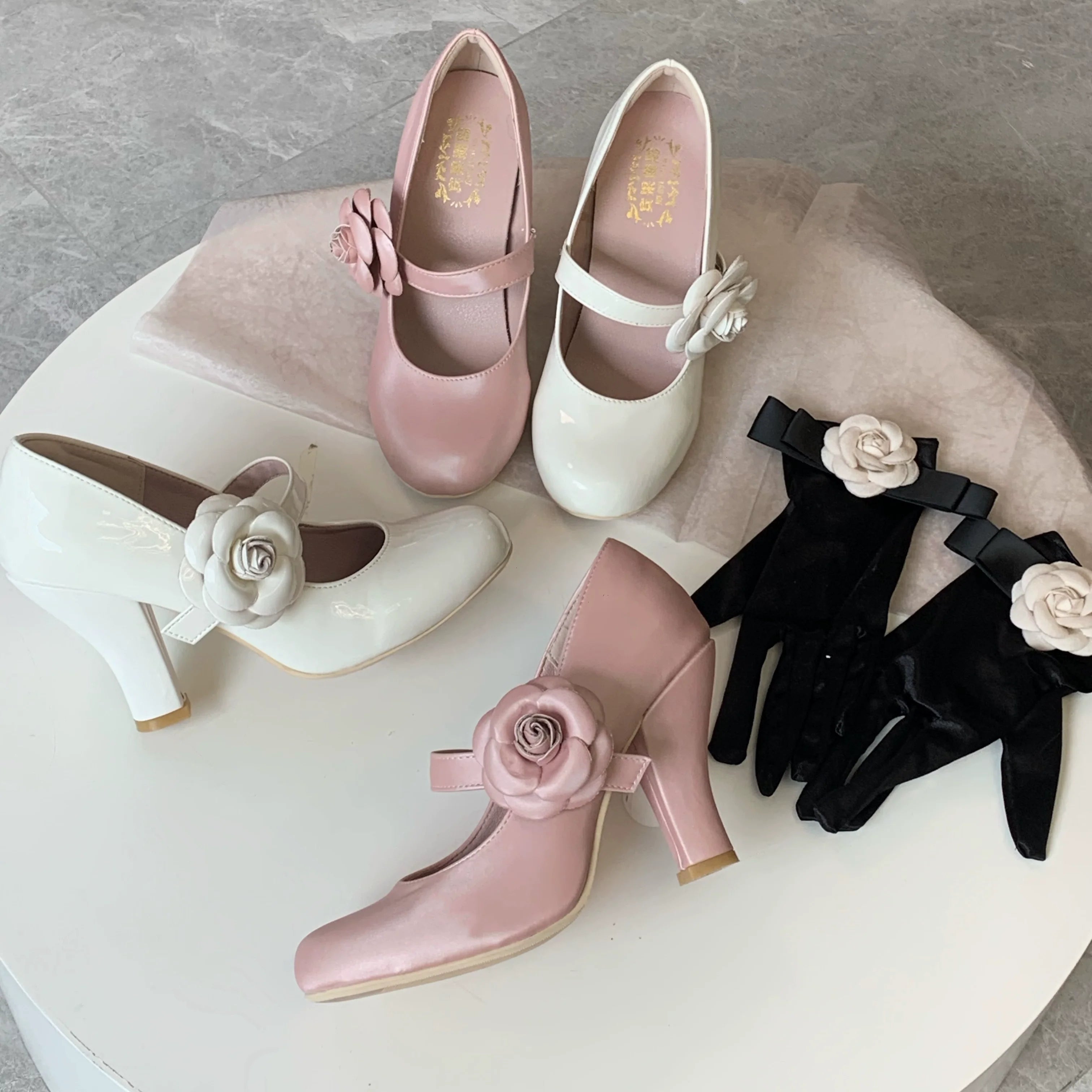 Bingo Lulu - Retro Sweet Lolita Shoes Mary Jane Lolita High Heels