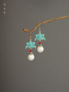 Art of Porcelain Antique Earrings | Hanfu Jewelry