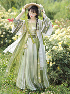 Qingzhi 清栀 - Song Dynasty Style Qiyao Ruqun Hanfu