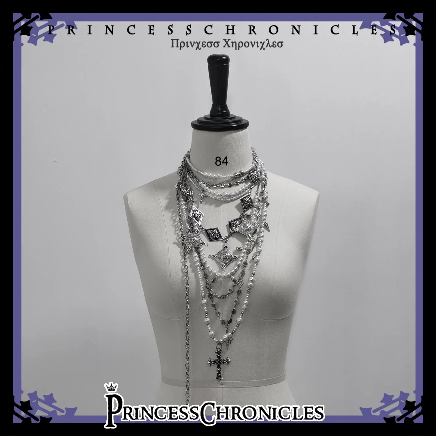 Divine Covenant - Ouji Lolita Accessory Set Necklace and Bracelet