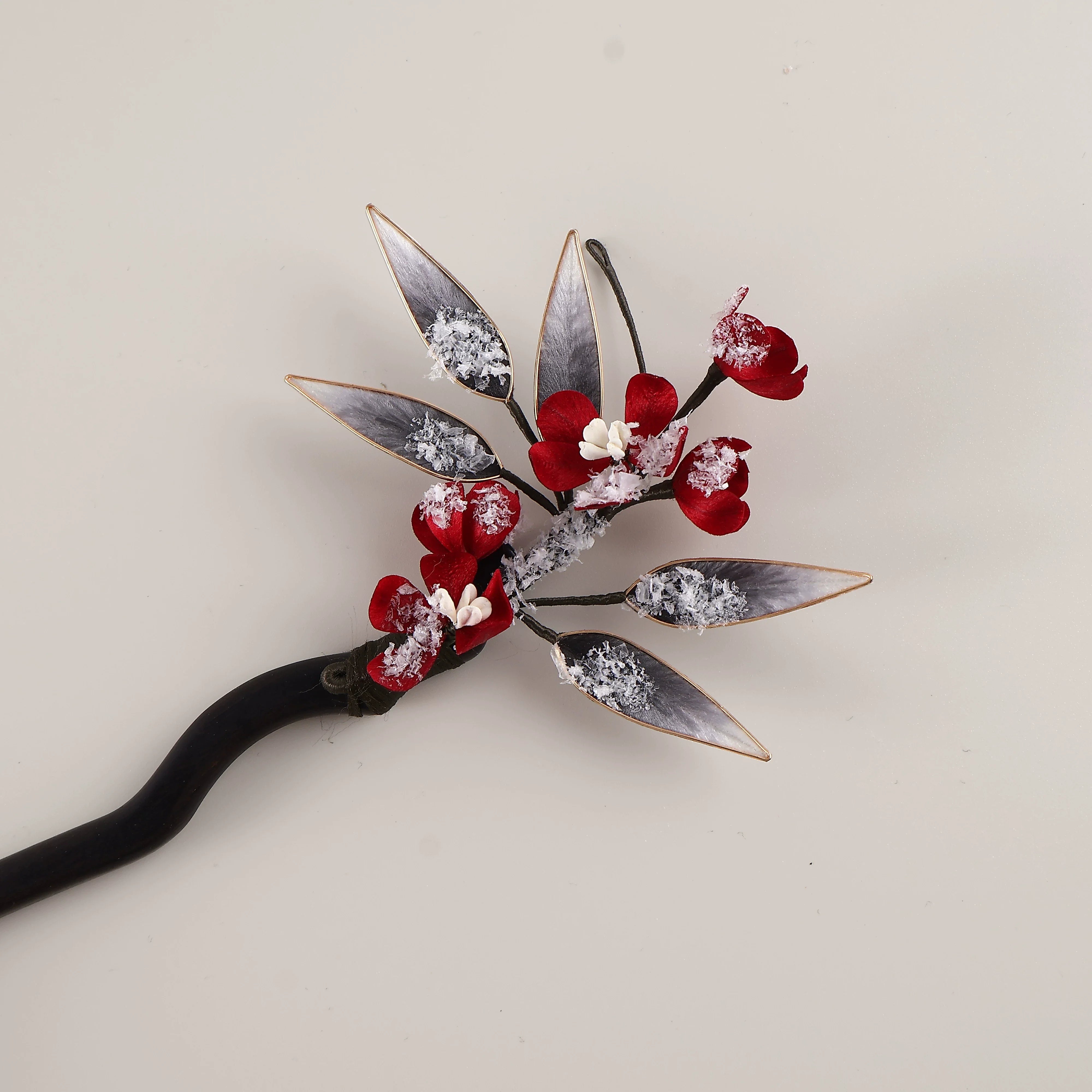 Falling Snow and Plum Blossom Hair Stick | Hanfu Hair Accessory