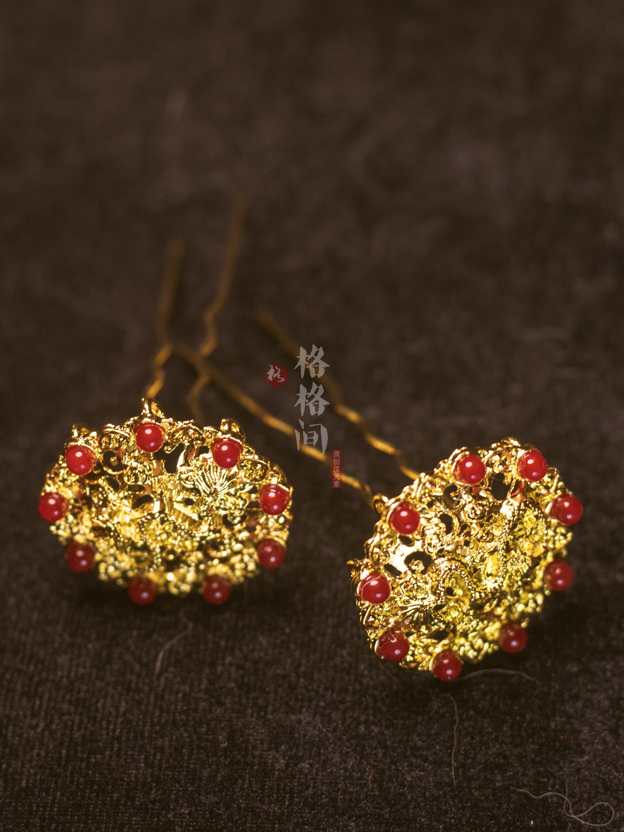 Hair Pins: Lotus