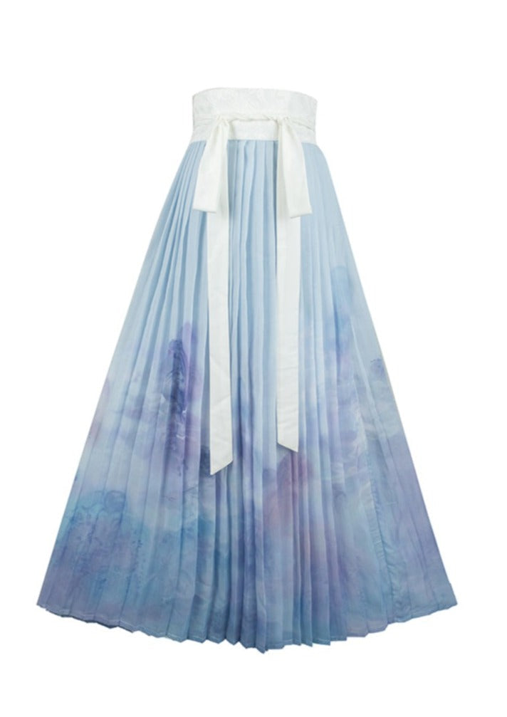 Water Wave | Modern Ma Mian Skirt (水波纹)
