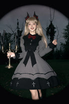 Vampire Princess - Bat-Inspired Halloween Gothic Lolita OP Dress