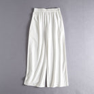 Ji Jian 极简 Minimalist Unisex Pure Cotton & Hemp Wide Straight Leg Pants