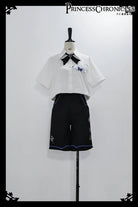 Summer Loose Embroidered Short Sleeve White Shirt