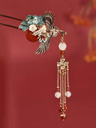 Oriental Crane Hair Stick | Ancient Chinese Hair Accessory