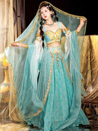 Blue Smoke - Dunhuang Goddess Feitian Tang Dynasty Costume