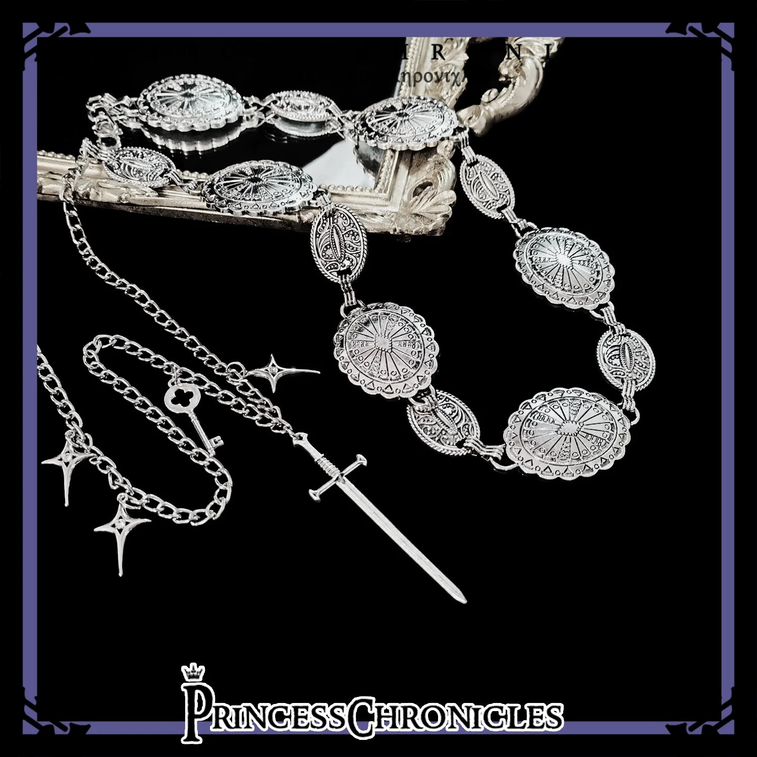Rabbit Hunt 2.0 - Retro Ouji Lolita Metal Waist Chain