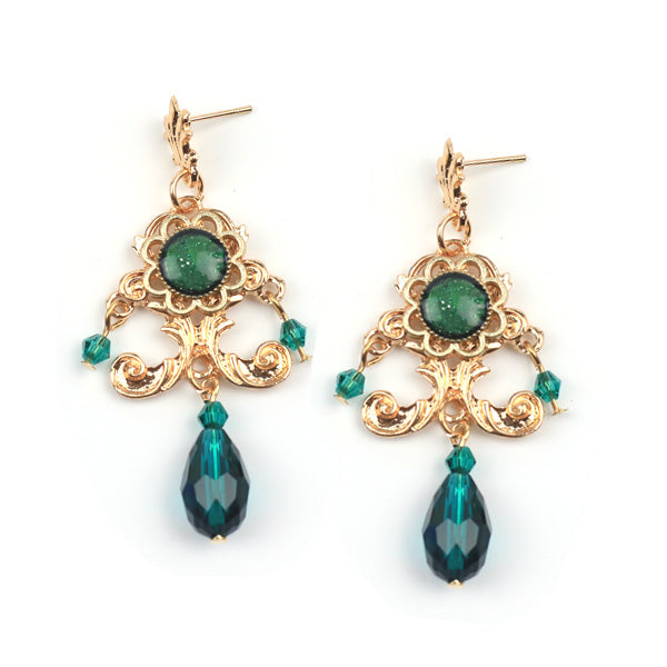 French Lolita Baroque Vintage Pearl Earrings