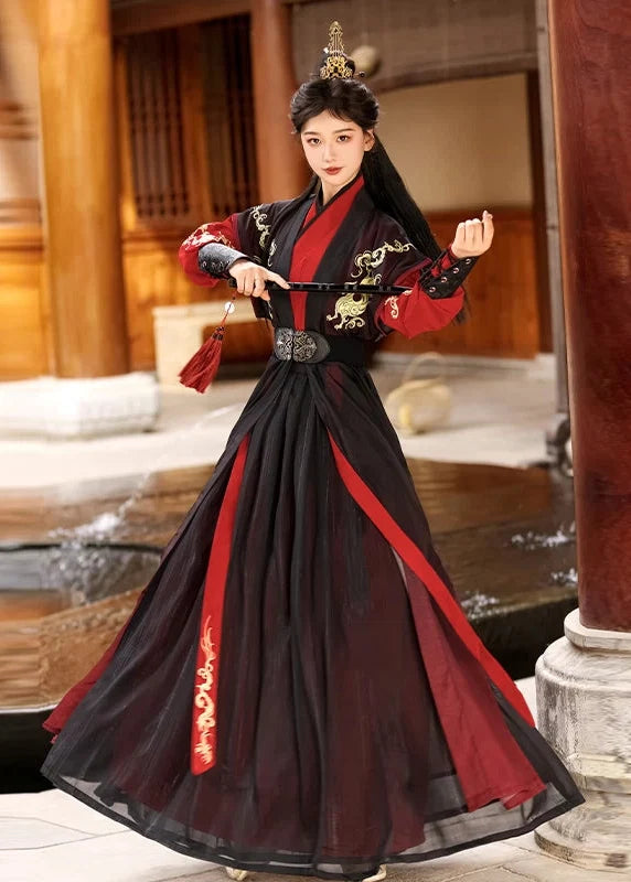 Twilight Sky | Unisex 5-Piece Hanfu Set (玄霄)