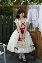 Elegant Floral Sweet Lolita OP Corset Accessory