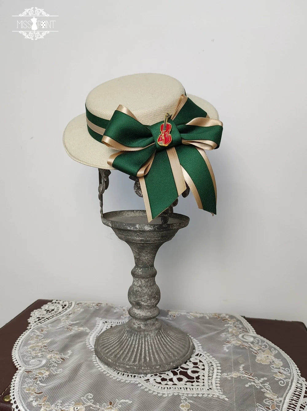 Elegant Lolita Top Hat - Golden Movement Lolita Hat