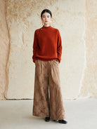 New Chinese Style Wool Knitted Sweater - Wanyu 绾玉