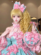 Sweetheart Petal - Color Block Sweet Lolita KC, Heart-shaped Bag