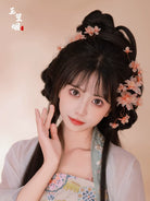 Hanfu Hair Accessories Set: Apricot Blossom