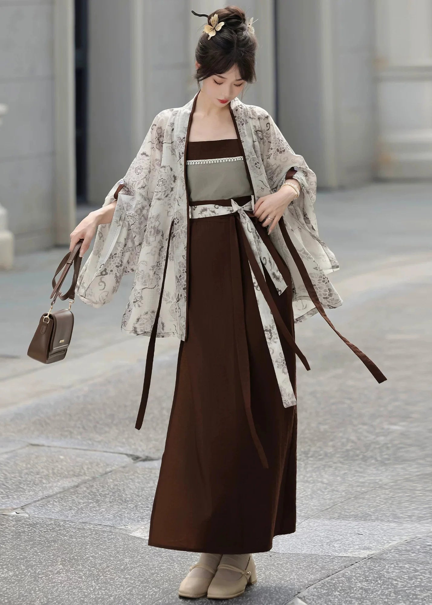 Late Autumn | 3-Piece Plus Pants Set (晚秋)
