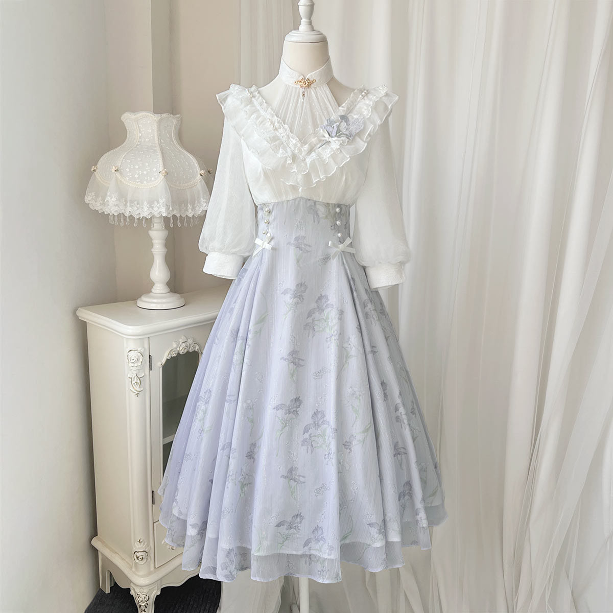 Iris Dream - Elegant Lolita Dress Short Sleeve OP