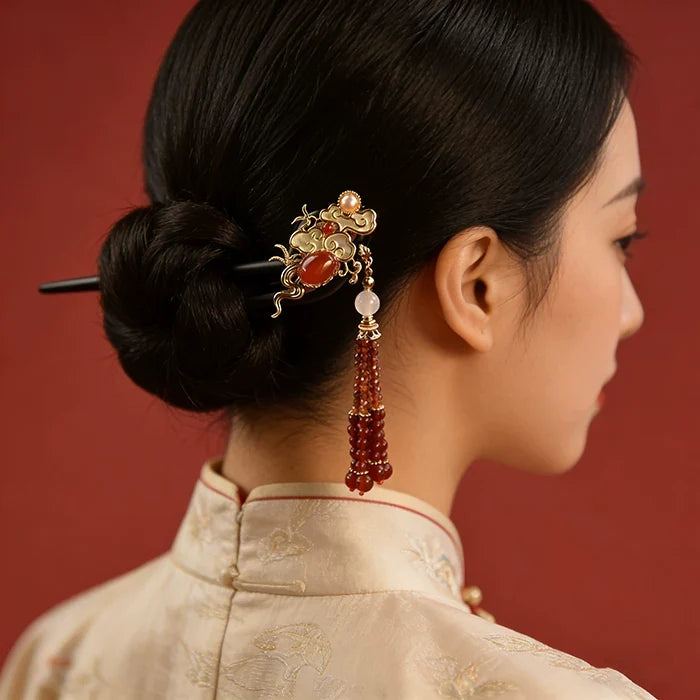 Blooming Clouds Hair Stick | Ancient Chinese Hair Accessory