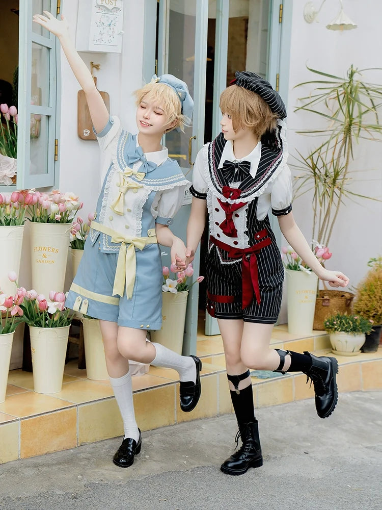 Small Animal Team - Ouji Lolita Suit Male Lolita Shirt Shorts