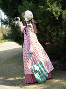 Xin Qing 心晴 Clear Heart Modernized Ming Dynasty Cotton Tieli & Baidiequn Set